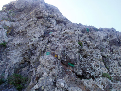 Steiler Wanderweg
