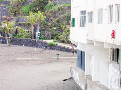 Weihnachtsmann auf Teneriffa