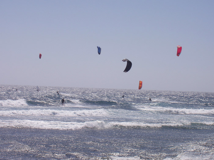 Kitesurfer in El Medano - Teneriffa