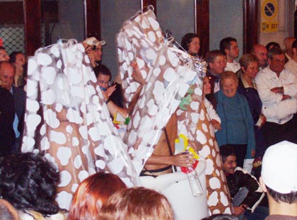 Duschen, Karneval in Puerto de la Cruz, Tenerife