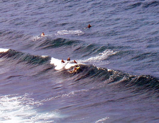 Surfen am Playa el Socorro, Los Realejos - Teneriffa