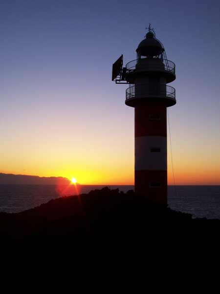 Sonnenuntergang am Leuchtturm Faro de Teno Sonnenuntergang Leuchtturm Faro de Teno